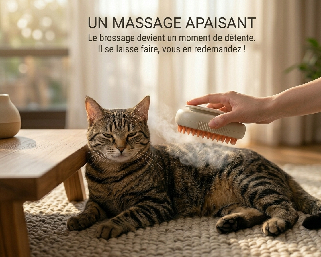 Brosse Magique pour Chats et Chiens