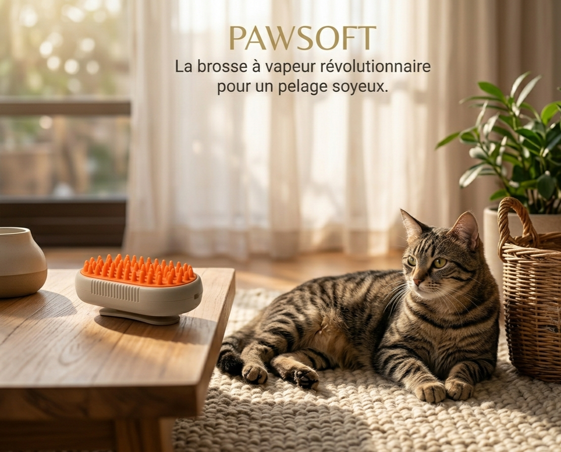 Brosse Magique pour Chats et Chiens