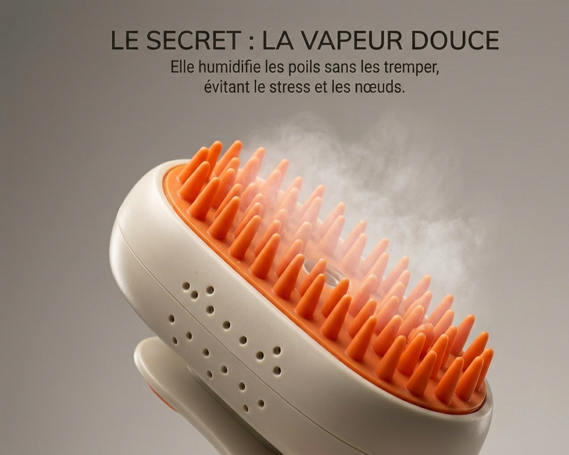 Brosse Magique pour Chats et Chiens